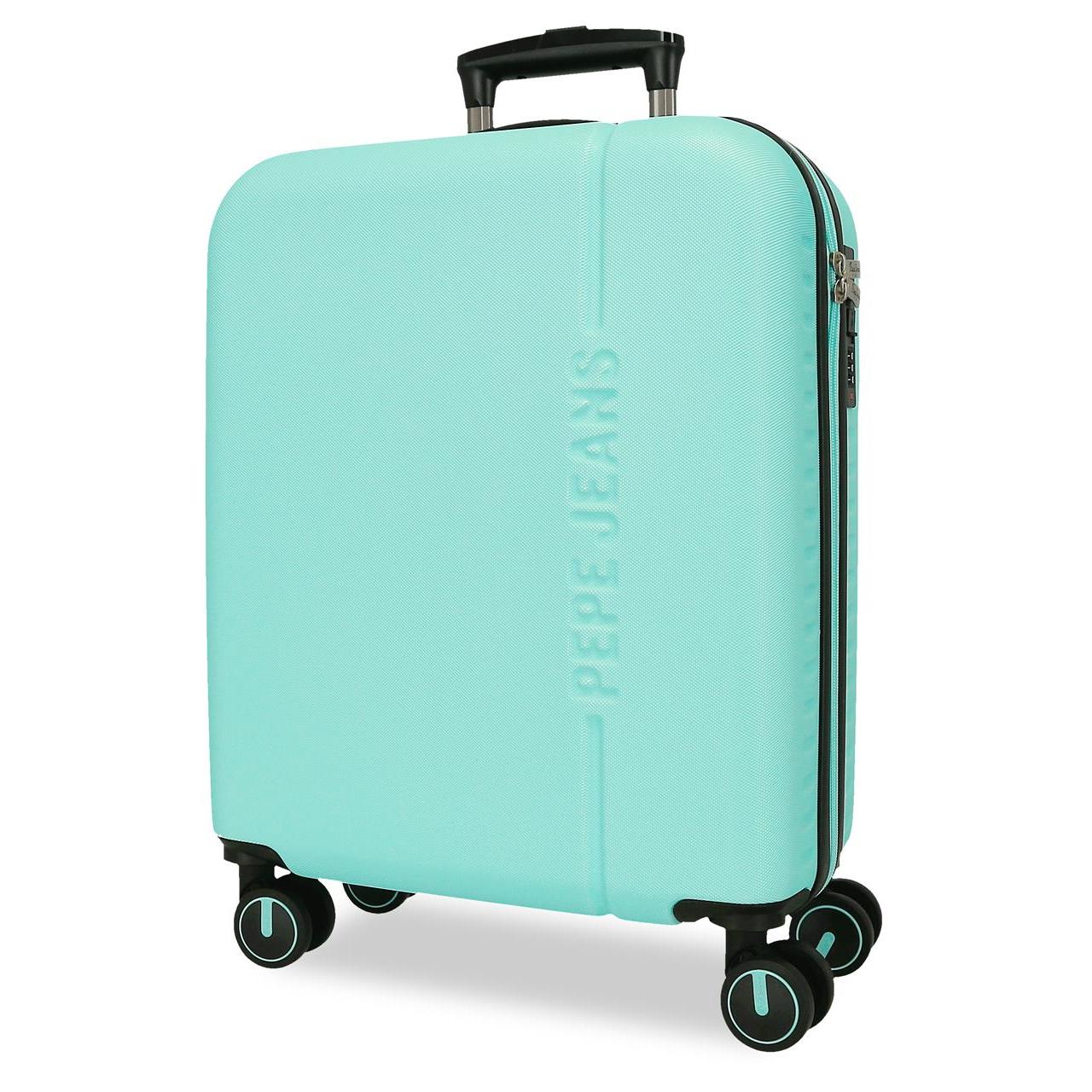 Maleta de cabina Pepe jeans Montana turquesa 40x55x20 cm