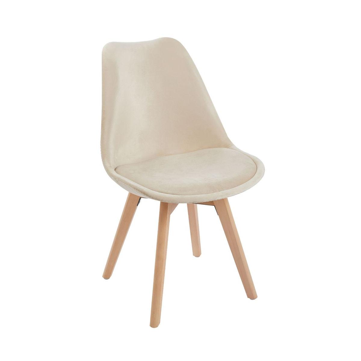 Regalos Miguel - Sillas Comedor - Silla Synk Terciopelo - Beige