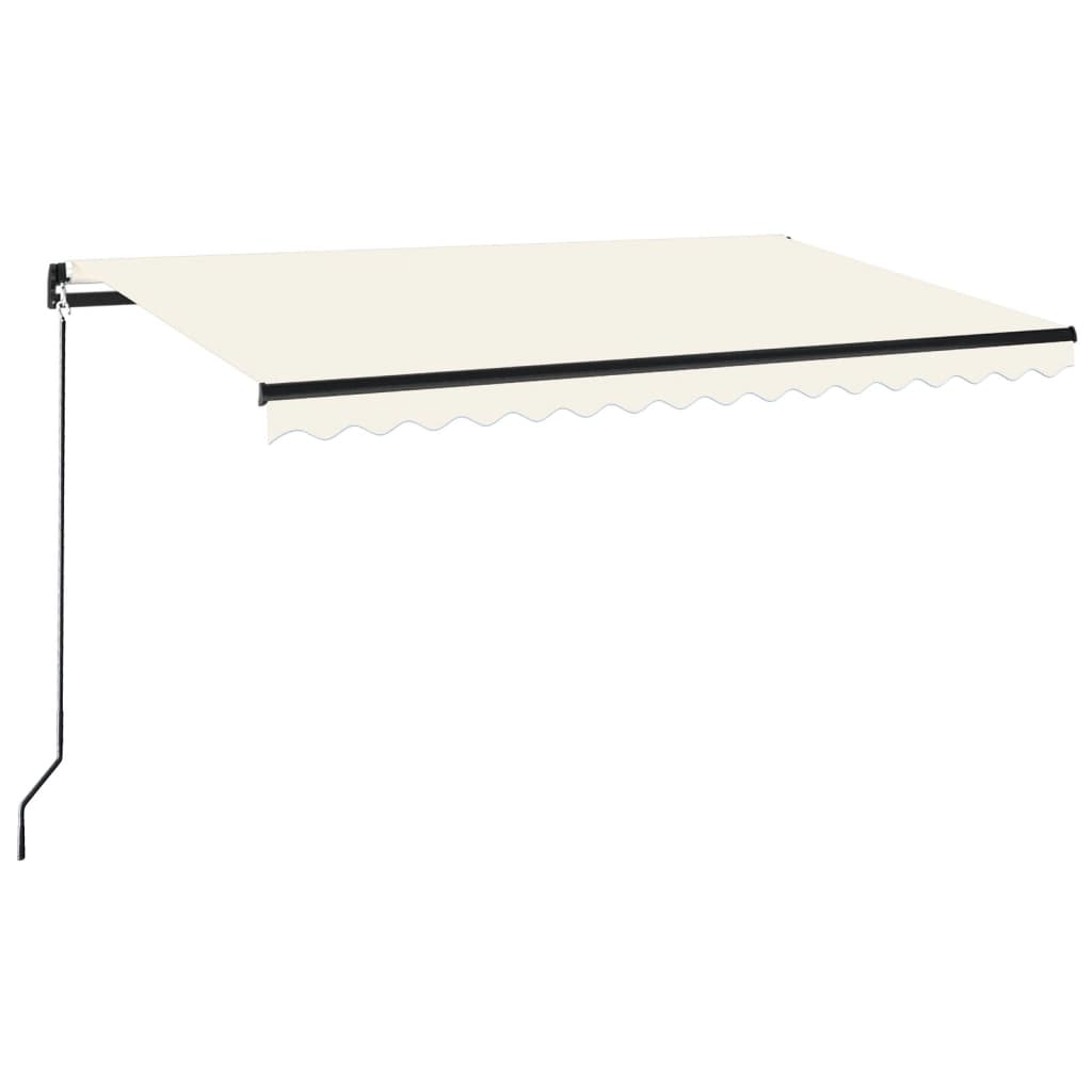 vidaXL Toldo Retráctil Poliéster y Acero 450 x 350 cm Multicolor