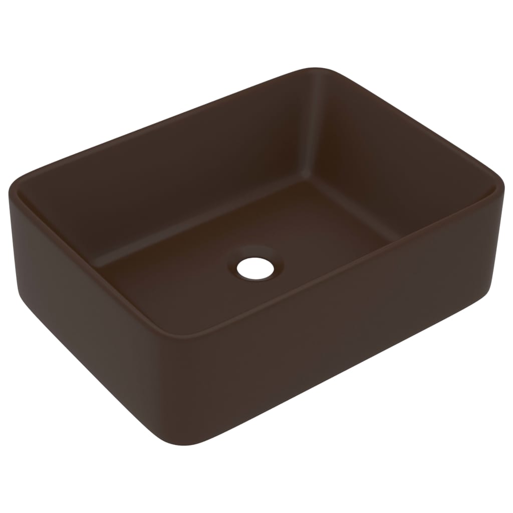 vidaXL Lavabo de lujo de cerámica 41x30x12 cm