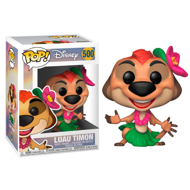Funko Pop Disney El Rey Leon Luau Timon 500 - Figura Coleccionable