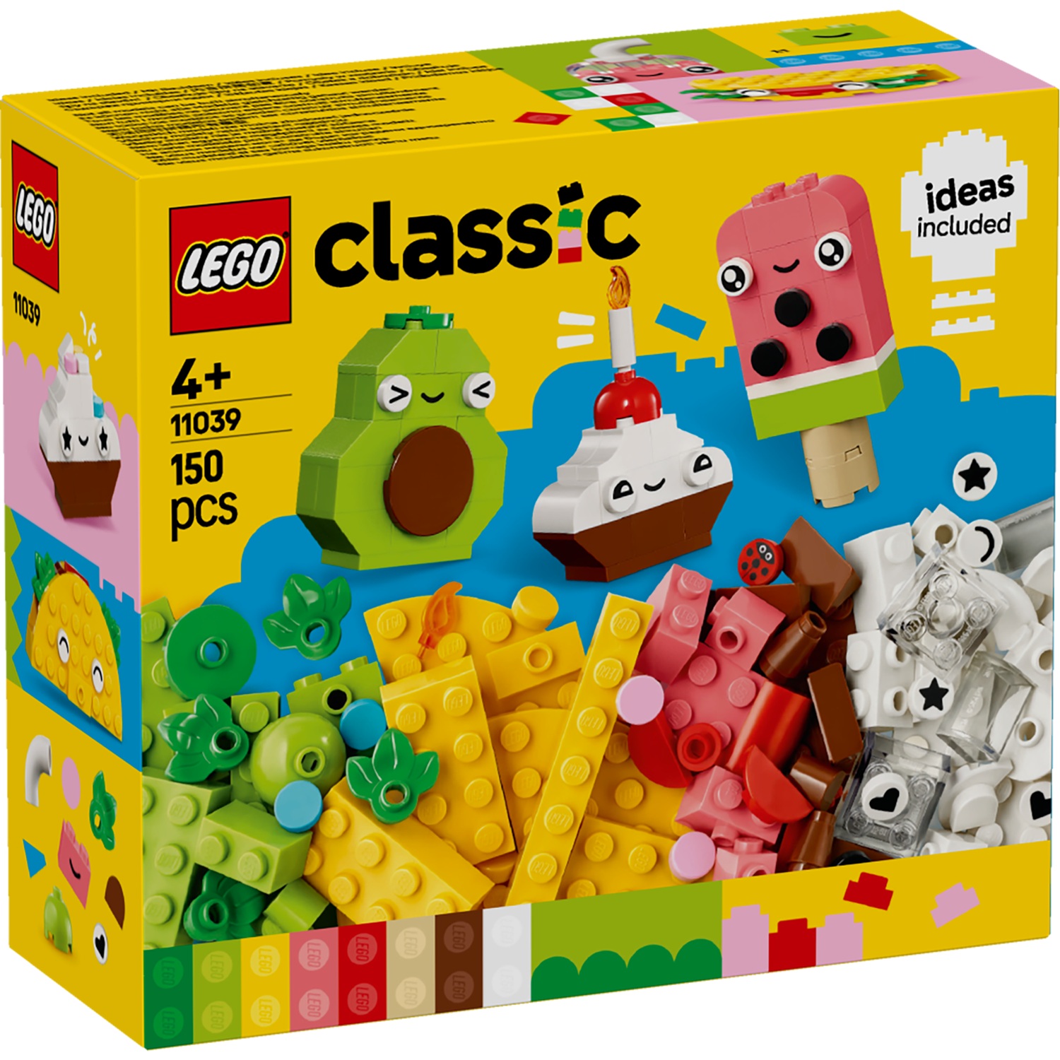 LEGO CLASSIC - AMIGOS NUTRITIVOS CREATIVOS, 11039, TIENDA CON LICENCIA OFICIAL, PRODUCTO CON LICENCIA OFICIAL, ENVIO 24-48 HORAS PENÍNSULA, PIEZAS, BLOQUES, BRICKS, JUGUETES, 100% ORIGINAL
