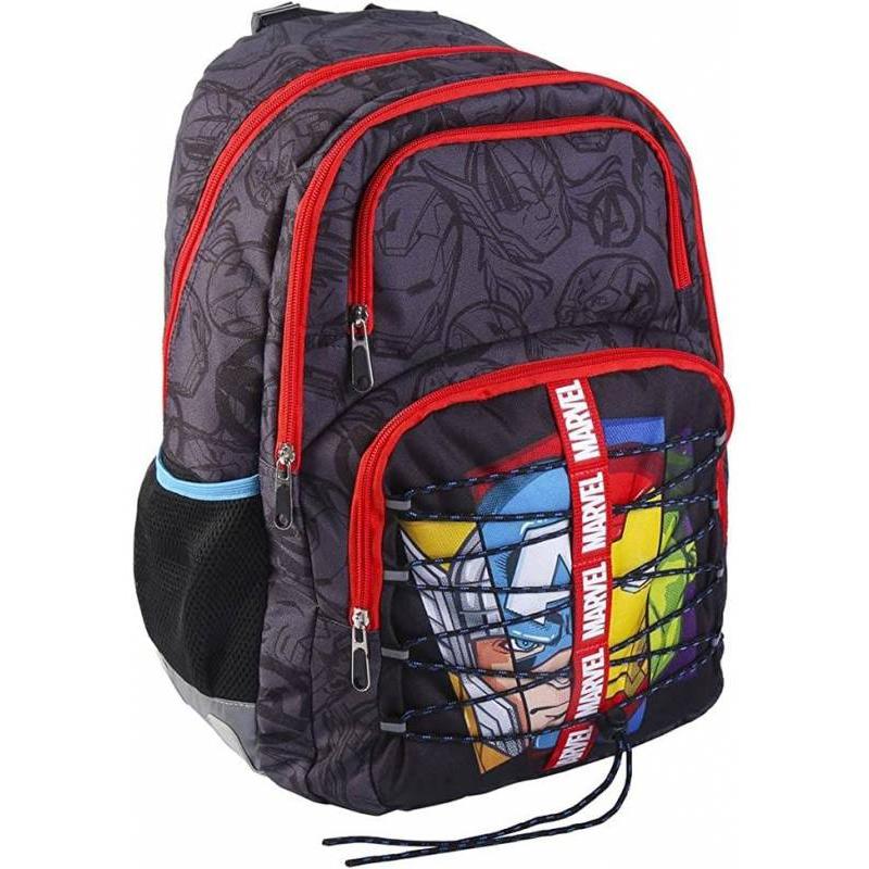 Mochila Escolar Artesania Cerda The Avengers para Niños de 6 a 13 Años con Diseño Ergonómico y Refuerzo de Goma