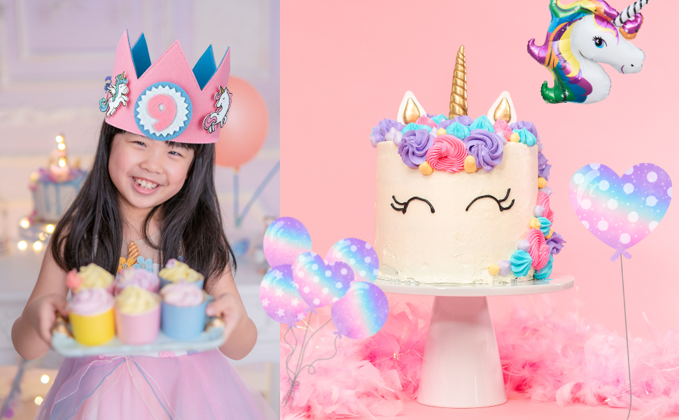 Detalles Invitados de Cumpleaños  8 Sets de Unicornios para Niñas – BONNYCO