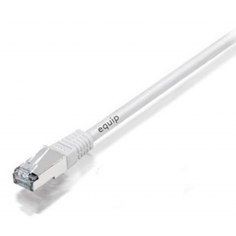 Cable de red Equip RJ45 Cat 6A S/FTP 20m Blanco
