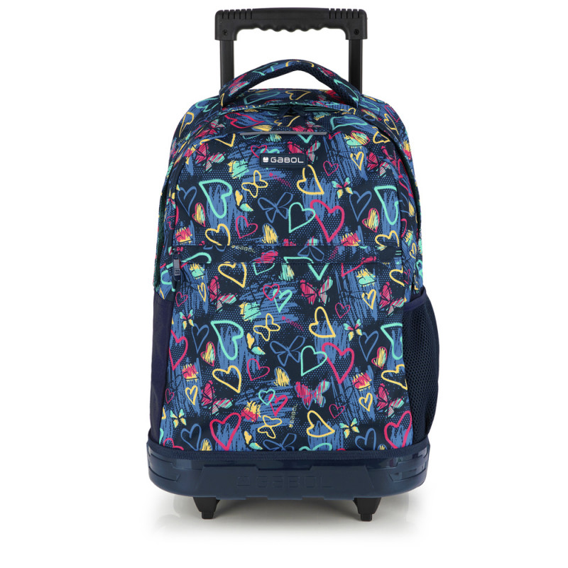Gabol Mochila con ruedas estampado modelo Tizas