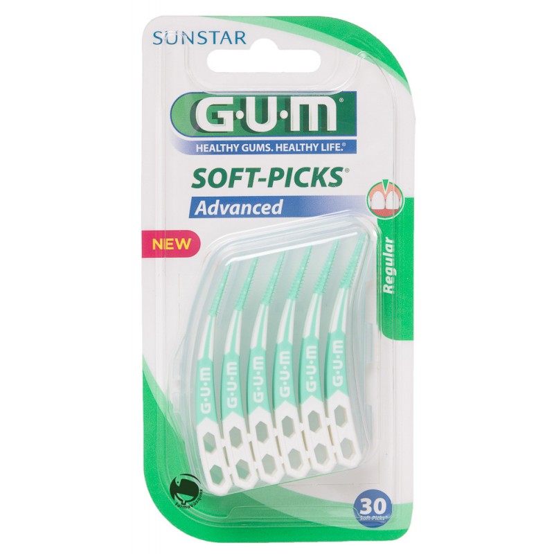 GUM SOFT-PICKS PRO ULTRA SOFT MEDIUM 30 UNIDADES.