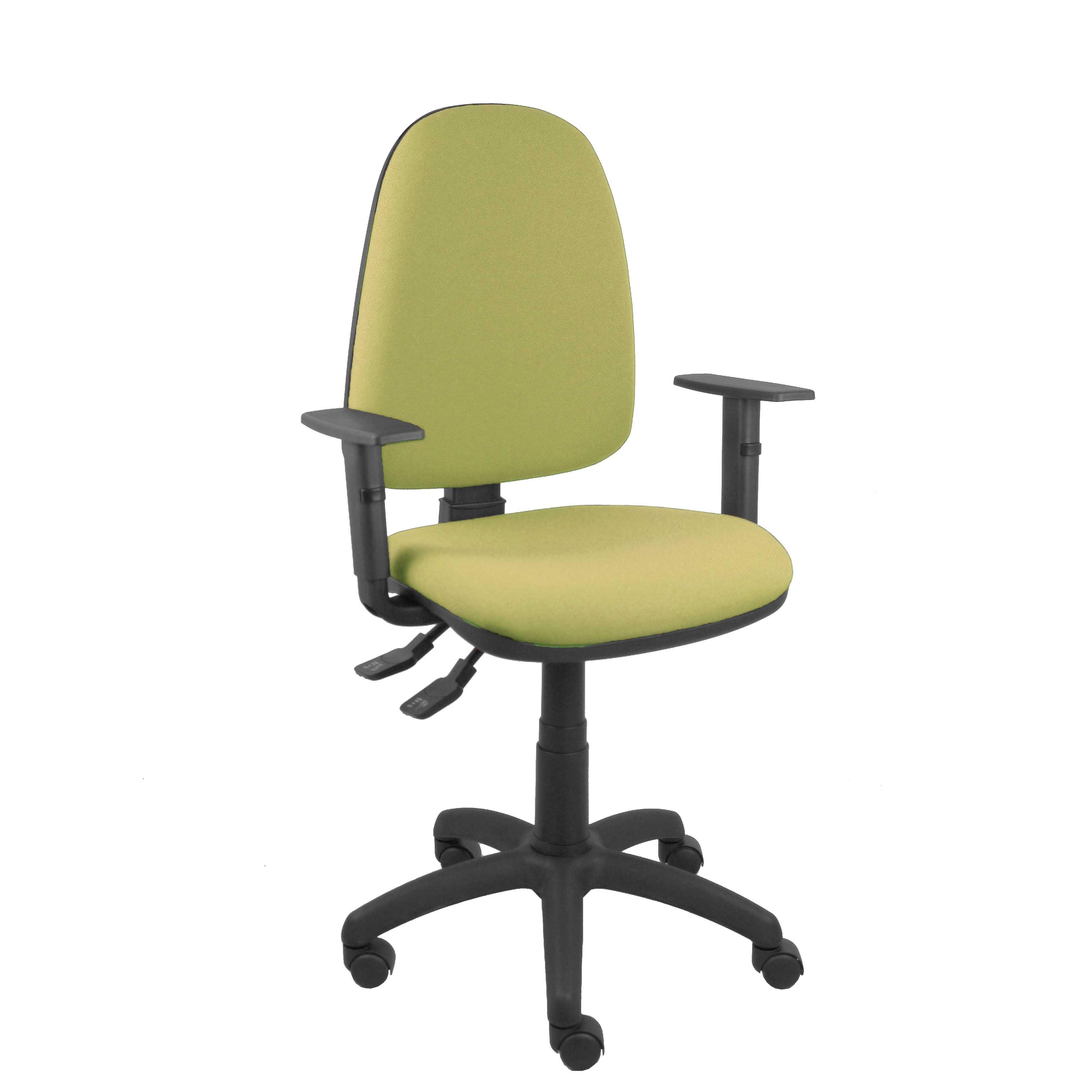 Silla Ayna S bali verde oliva con brazos regulables