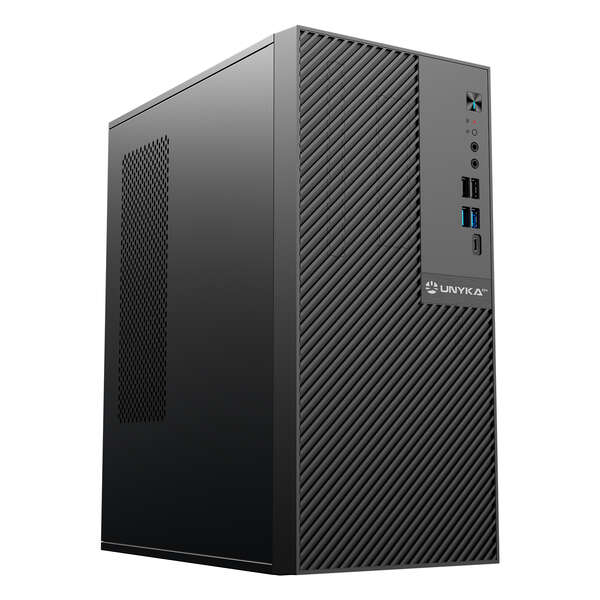Unykach numen 500 pro midi tower caja itx, microatx - tamaño disco soportado 3.5”, 2.5” - usb-a 2.0/3.2/c y audio