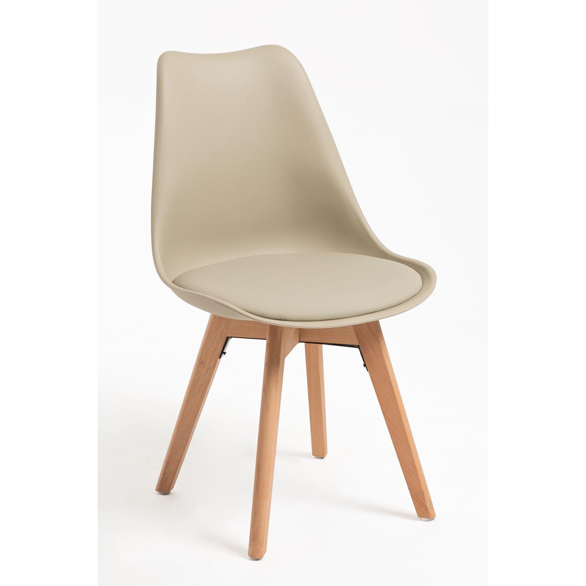 Regalos Miguel - Packs Sillas Comedor - Pack 6 Sillas Synk Basic - Greige