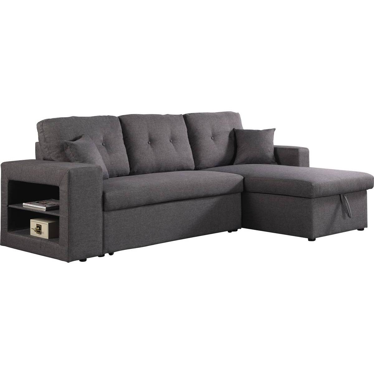 Habitat y Jardin - Sofá esquinero convertible/reversible  "Axel" - Gris