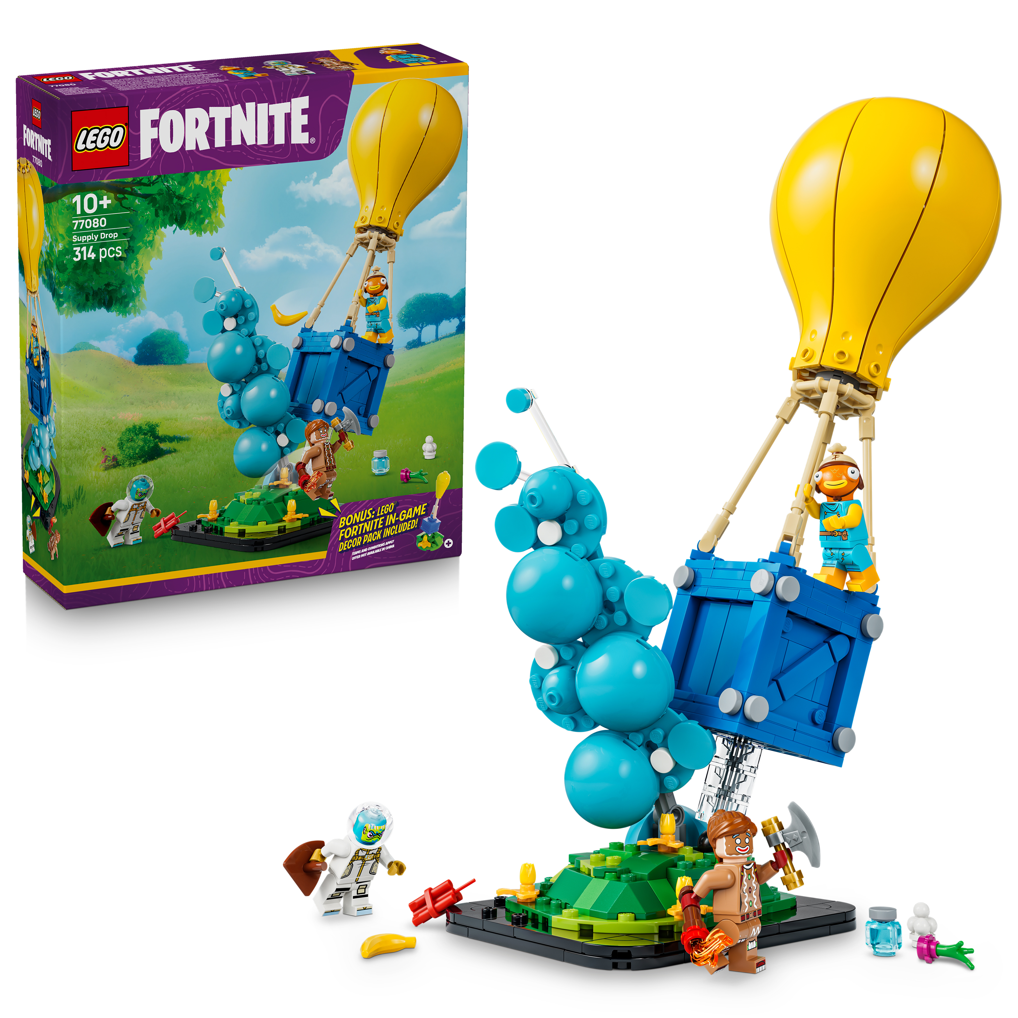 LEGO® 77080 Fortnite Entrega de Suministros de Juguete con Minifiguras
