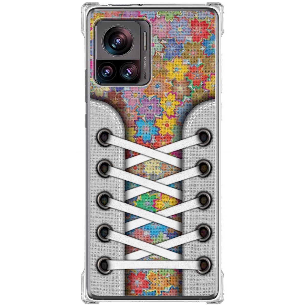 Funda Silicona Antigolpes para Motorola Edge 30 Ultra 5G diseño Zapatillas 05 Dibujos
