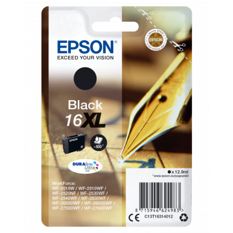 Epson Pen And Crossword Cartucho 16xl Negro