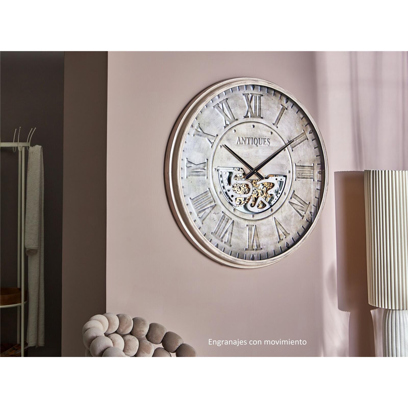 Reloj mecanismo pared "antiques" hojalata gris 102d. cms. 102dx10 cms. El mejor complemento para tu hogar lo encontrarás aquí.