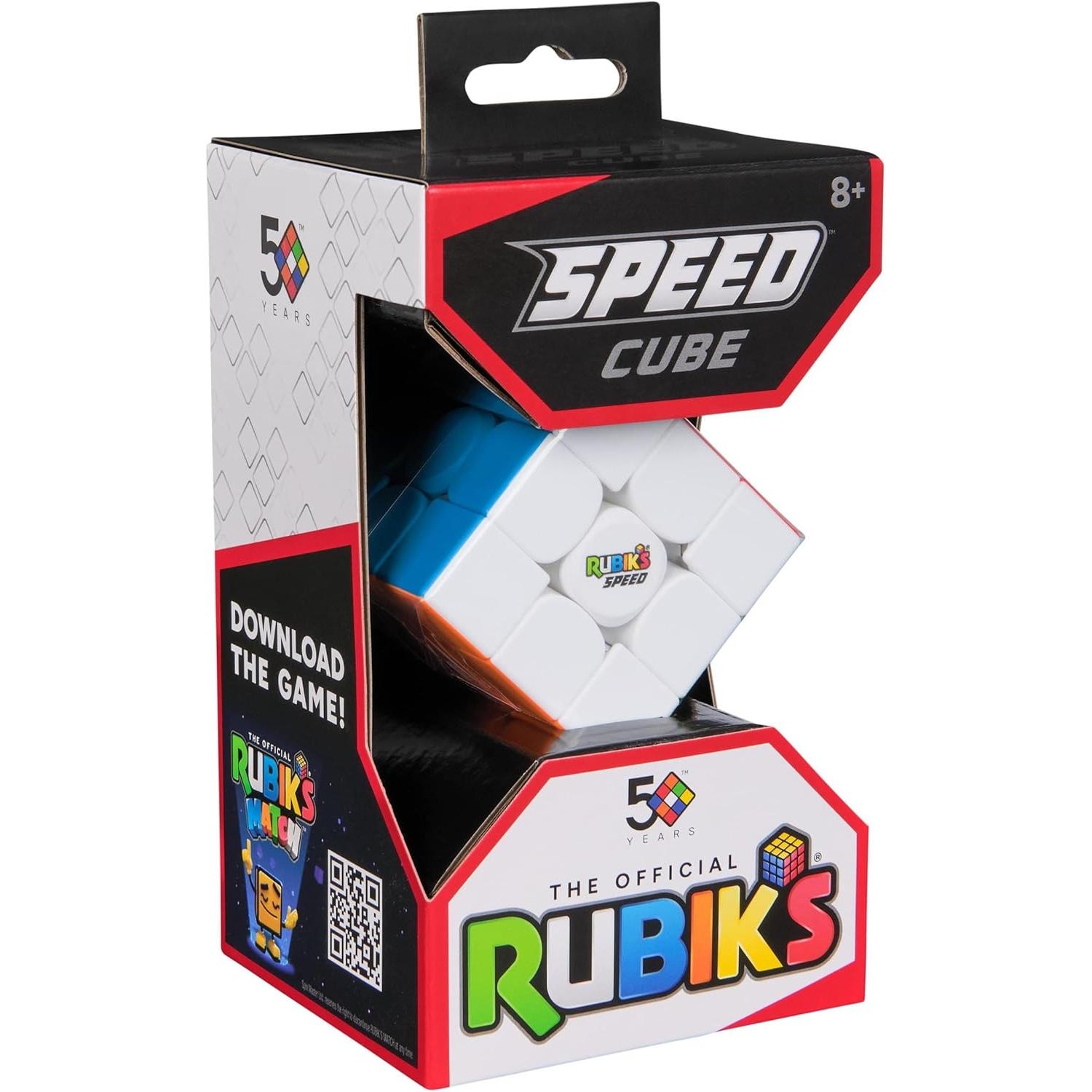RUBIK'S - Speed Cube - Cubo DE Rubik RÁPIDO - Cubo Rubik 3x3 - Rompecabezas Adulto - Juguetes Rompecabezas niños - 6071158 - Regalo niño 8 años