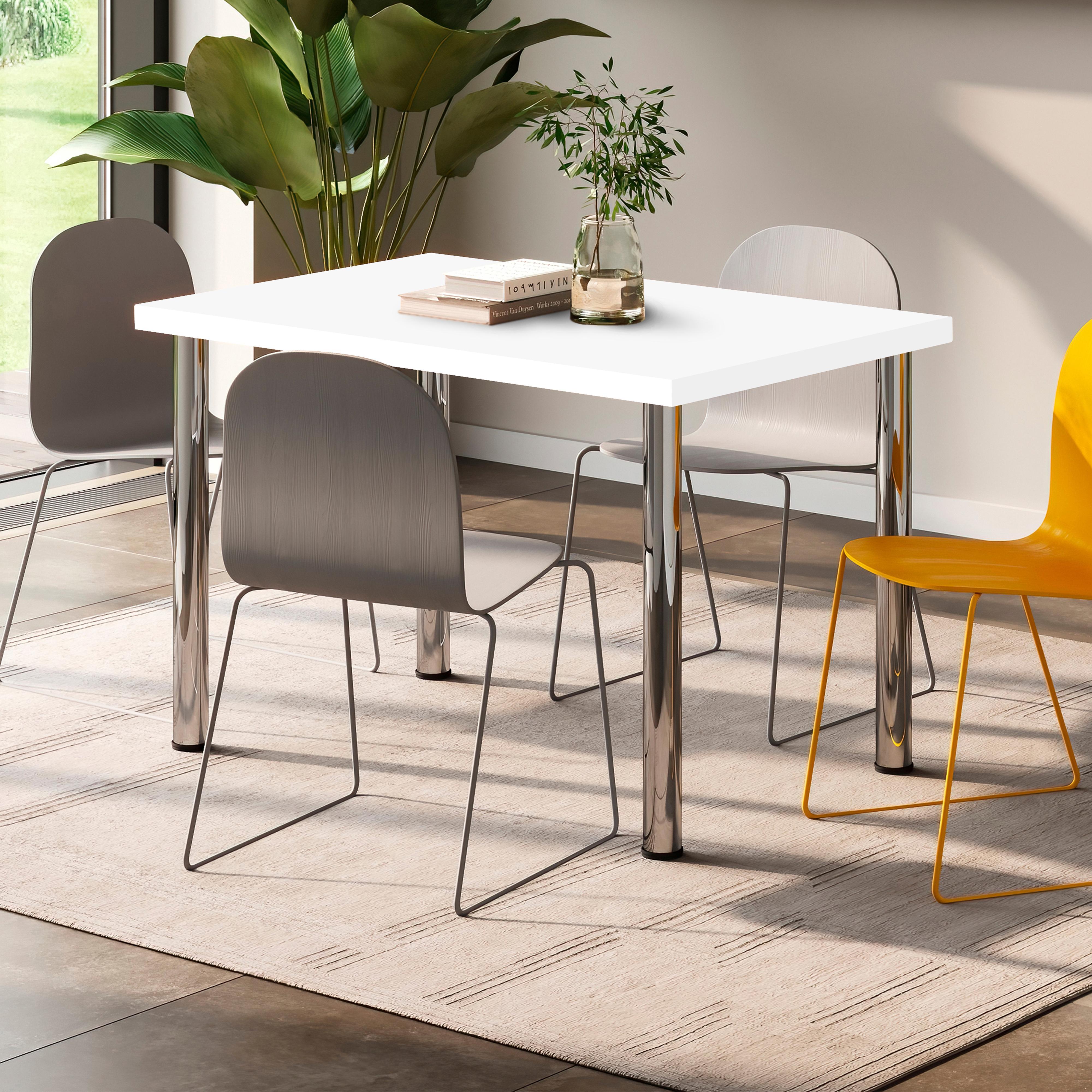 Tablero para mesa, 1150x750mm, espesor 30mm, madera, pintado blanco