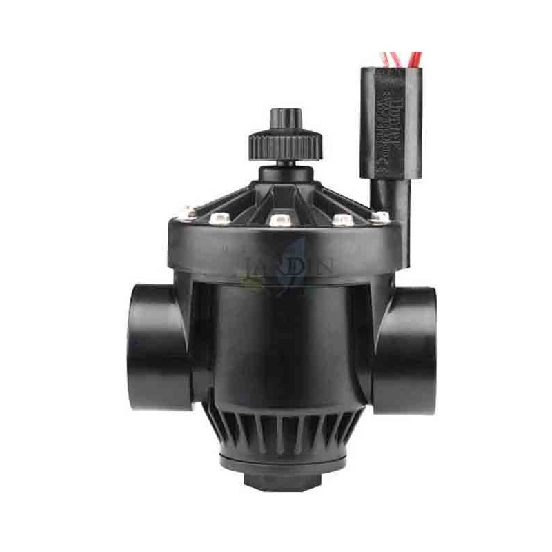 HUNTER Electrovalvula de Riego 1 1/2" PGV150 Hunter | Electroválvula Jardin 24V con Regulador | Valvula para Programador Electrico