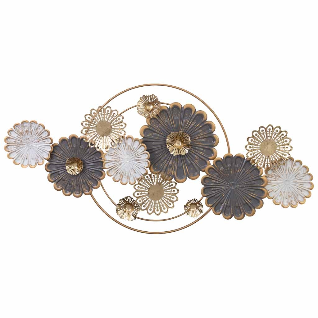 Wonderlust Deco - Mural decorativo de pared de metal 118,7x59,7x7,0 Multicolor 118.7x59.7x7.0h cm