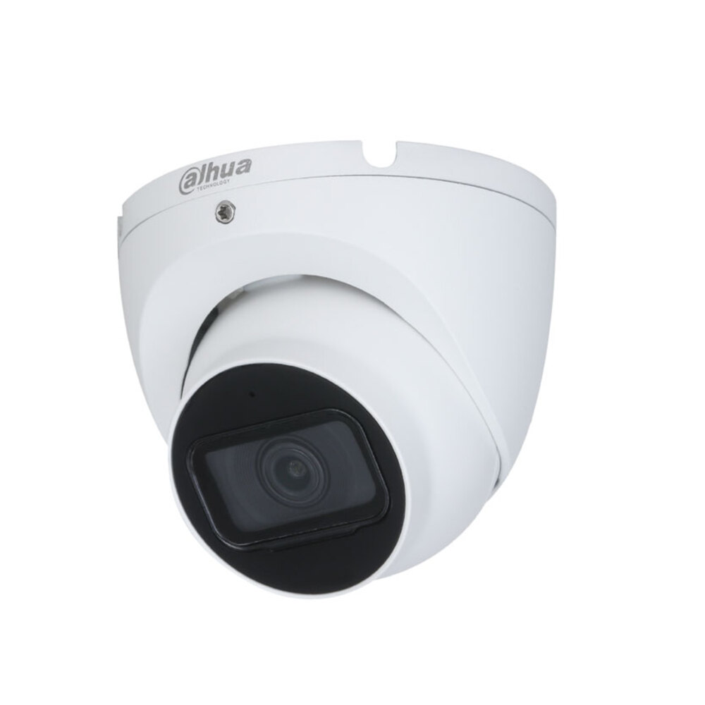 Domo 4 en 1 Dahua 8MP exterior, ICR, 0,03 lux, Smart IR 30m, Óptica fija de 2,8 mm, Incorpora micrófono, IP67, 3AXIS.