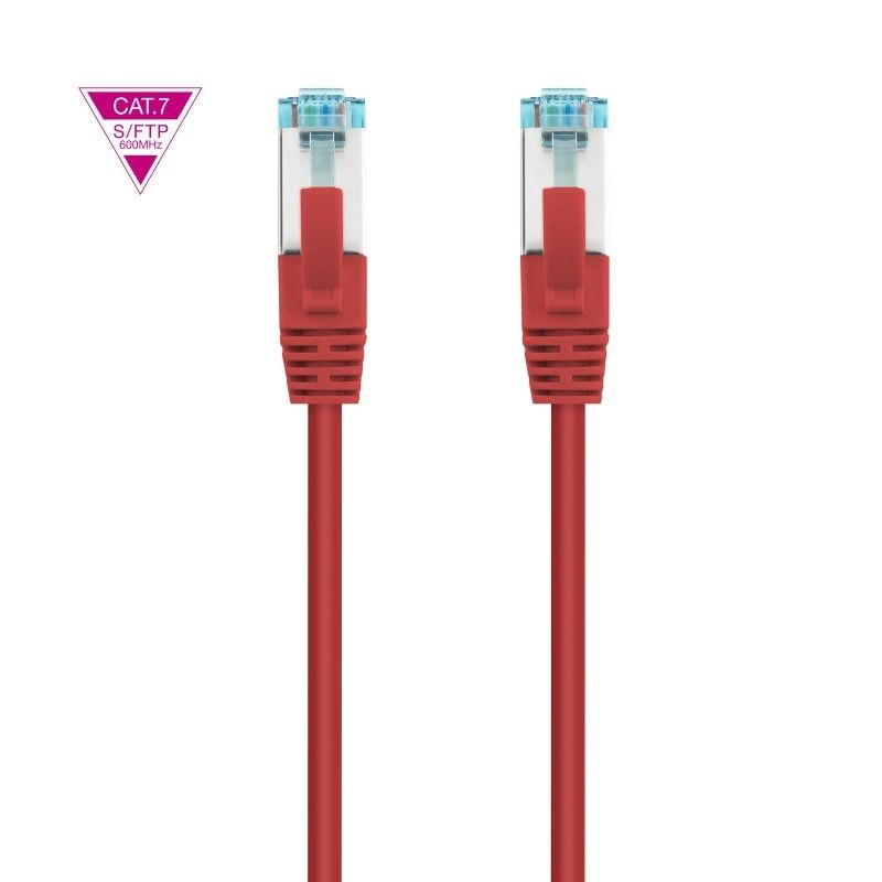 Cable de red rj45 sftp nanocable 10.20.1701-r cat.7/ 1m/ rojo