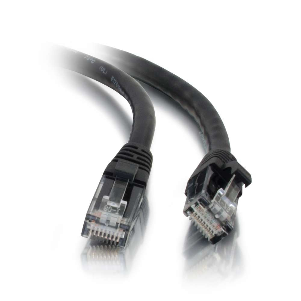 Cable de Conexión de Red C2G de 5m Cat5e Sin Blindaje y con Funda (UTP) Negro