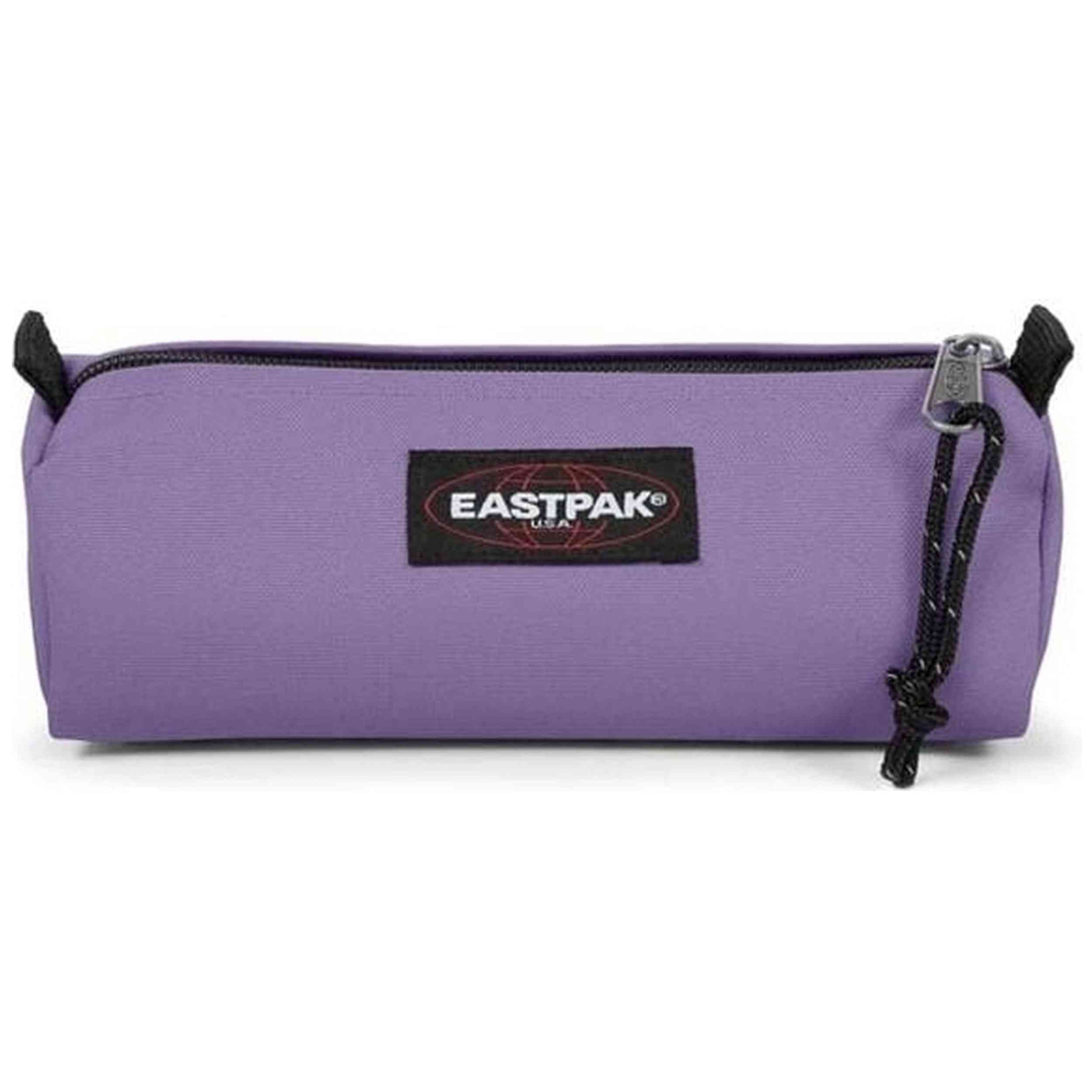 Estuche Eastpak modelo Benchmark Single Dahlia Purple en color Lila