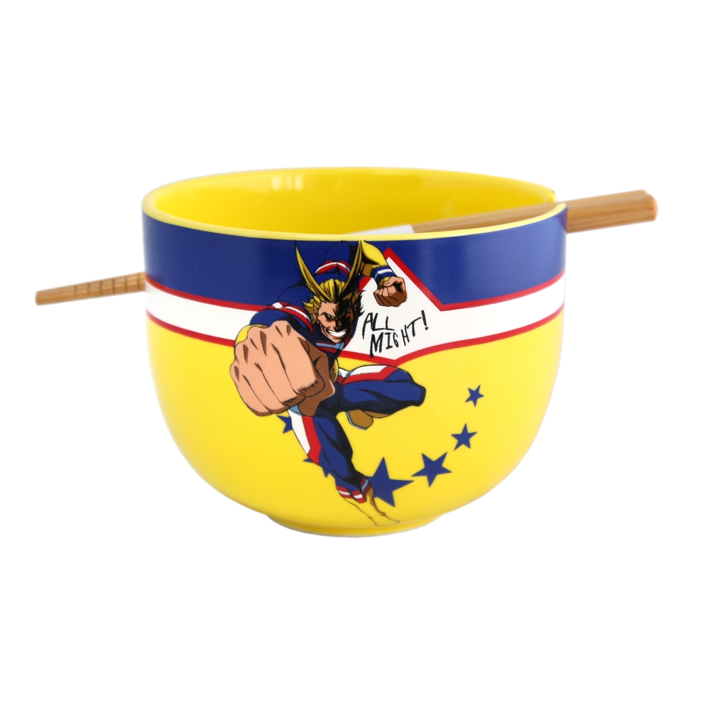 Bol de Ramen con Palillos - Boku no Hero Academia - Smash - 470 ml - JUST FUNKY