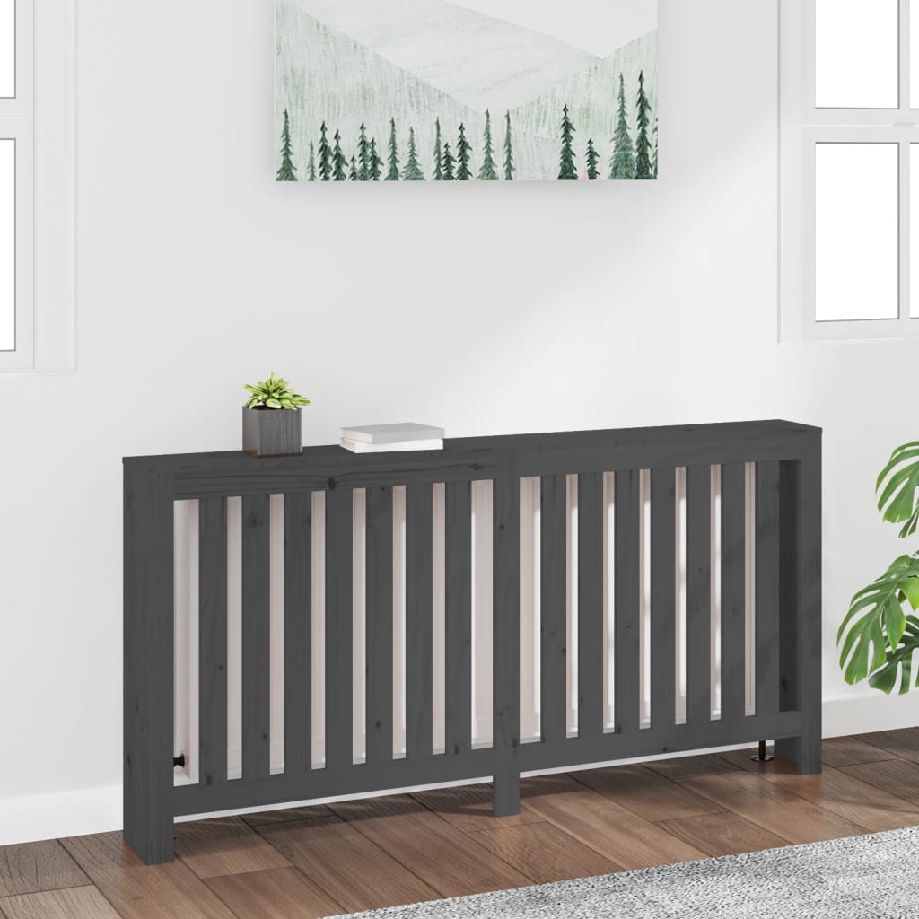 vidaXL Cubierta de Radiador Estantería Dormitorio Balda Color Natural,  Blanco,  Gris y mas