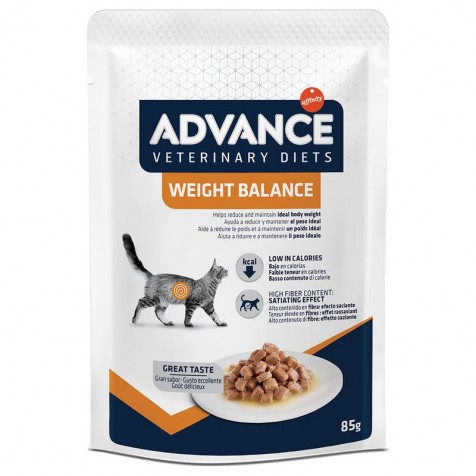 Advance Veterinary Diets Weight Balance Sobres Para Gatos 85 Gr
