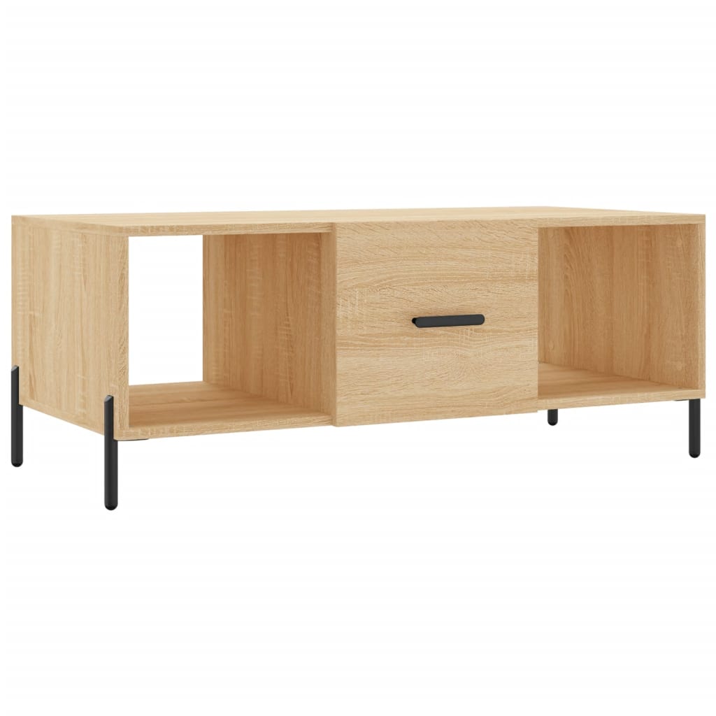 Mesa de Centro Vidaxl de Madera Contrachapada Blanco - 102x50x40 Cm