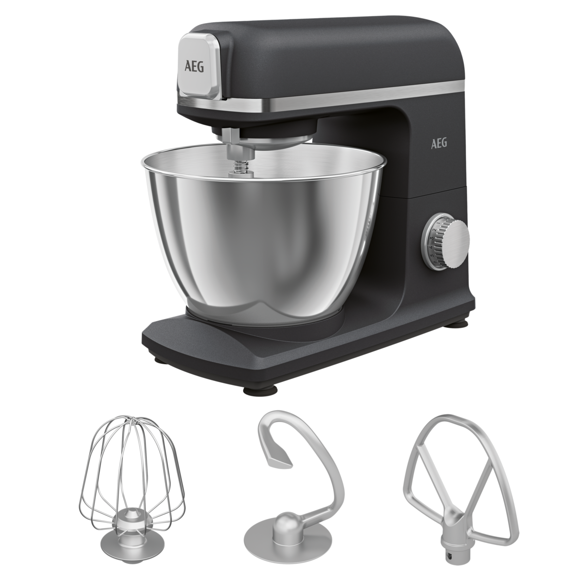AEG - Robot de cocina de 1200 W y 6 velocidades - KM5-1-4BPT