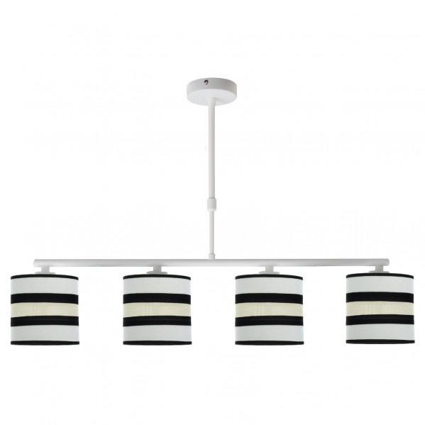 FABRILAMP Lampara lineal Blanca/beis modelo Karla 4xE14