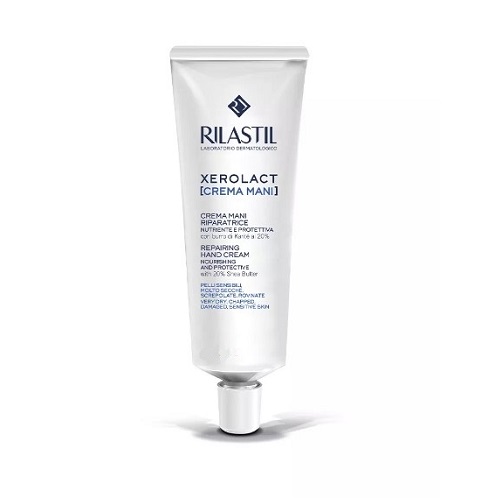 Rilastil Crema de Manos Reparadora para Manos Secas y Agrietadas con Manteca de Karité y Extracto de Schizandra Chinensis