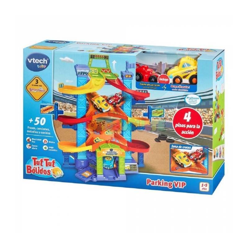 TUT TUT BÓLIDOS PARKING VIP CON 2 COCHES DE VTECH