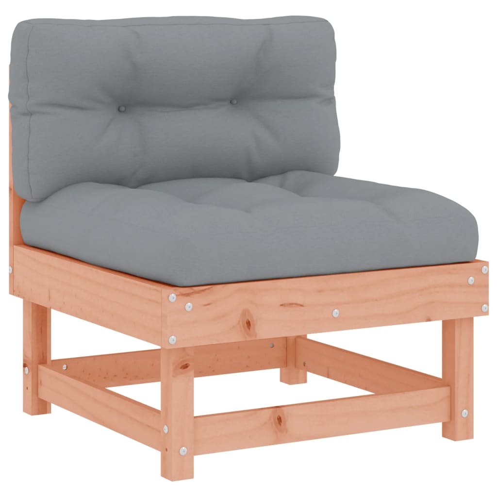 Vidaxl Sofá Central de Madera de Pino Impregnada con Cojines - Terraza Muebles Jardín