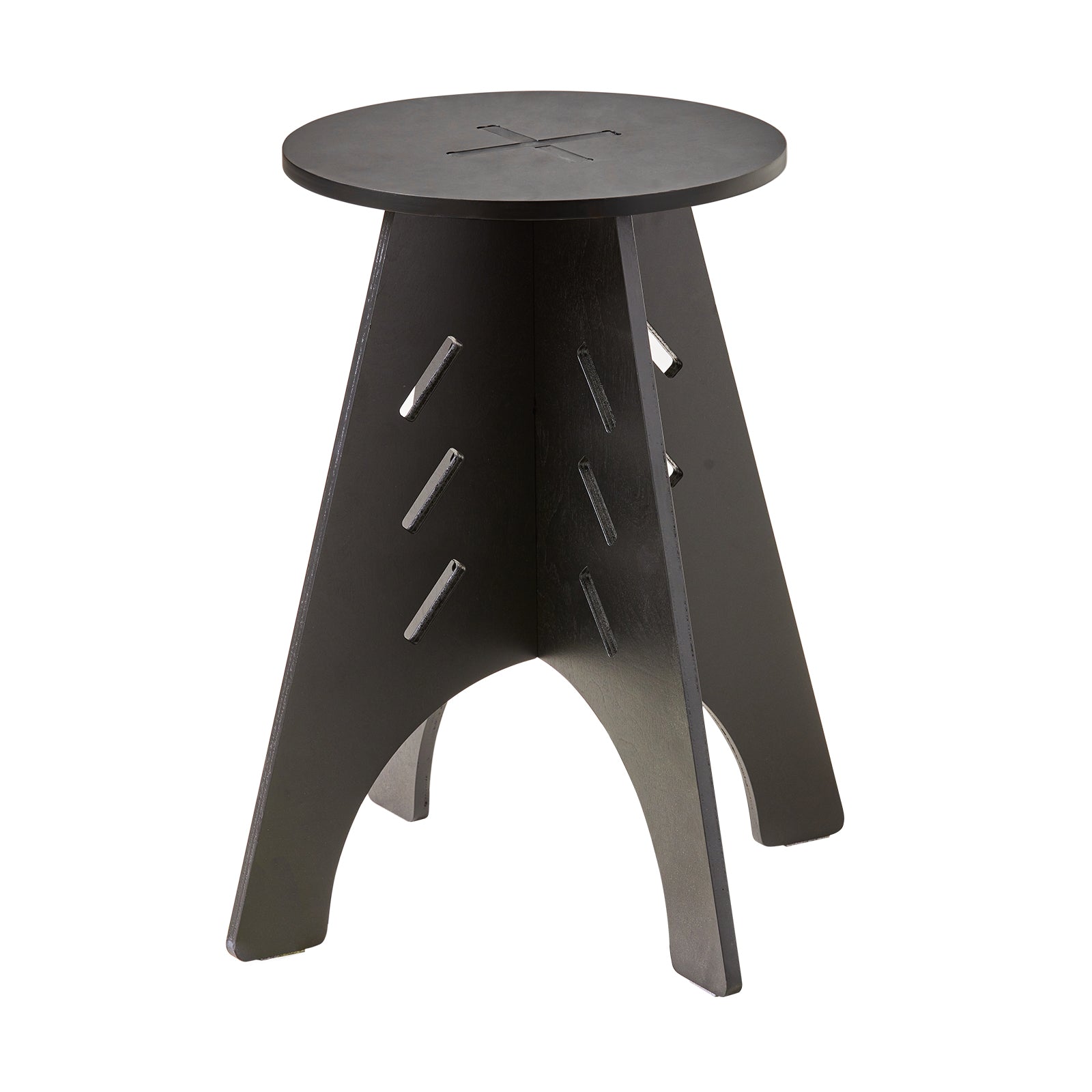 SoBuy HFBT01-K-SCH Mesa Auxiliar con Juntas de Espiga Mesita de Noche Mesa de Centro para Salón y Dormitorio 32 x 32 x 48.5 cm Negro ES