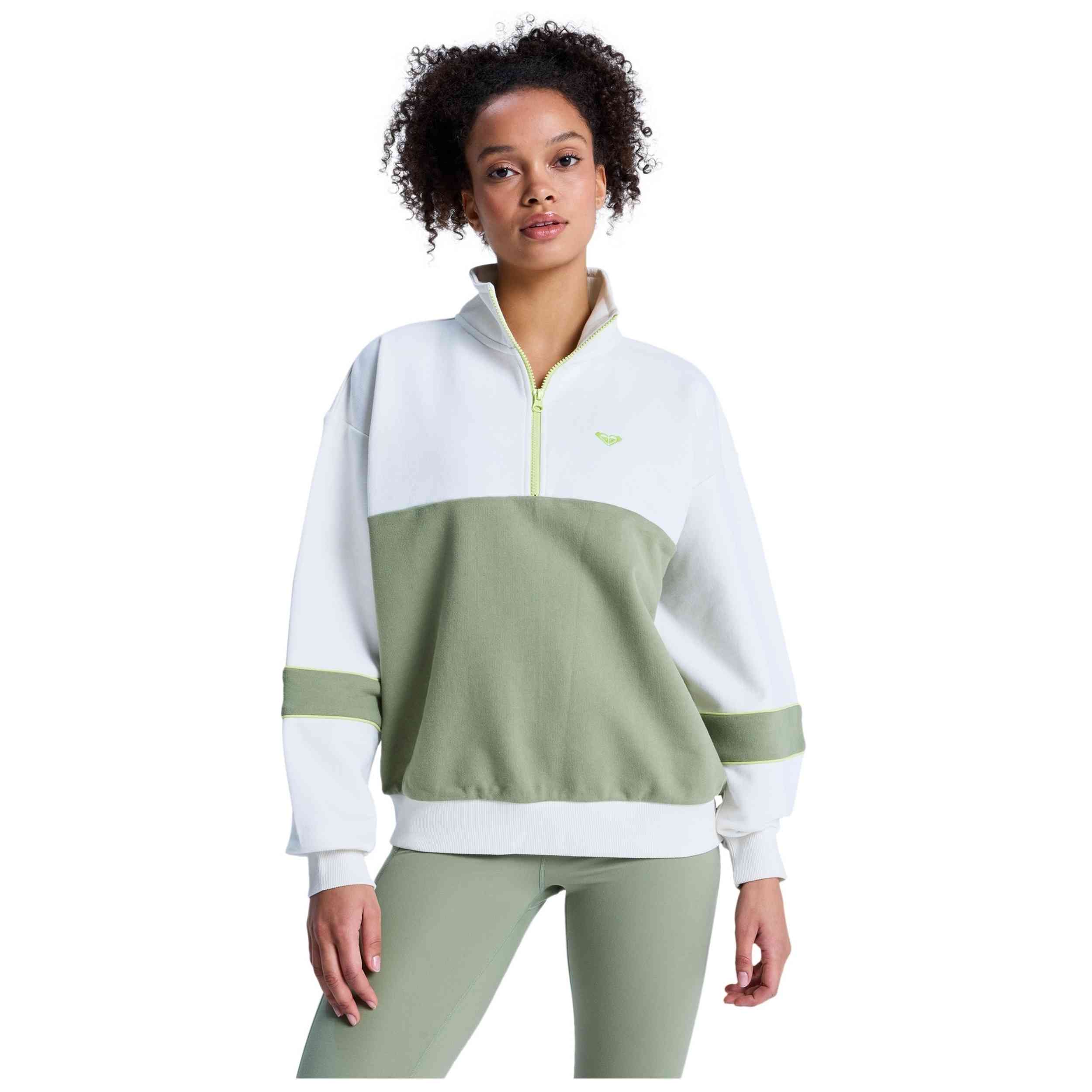 Sudadera Roxy modelo ESS ENERGY NEW (GLD0) para Mujer en color Verde