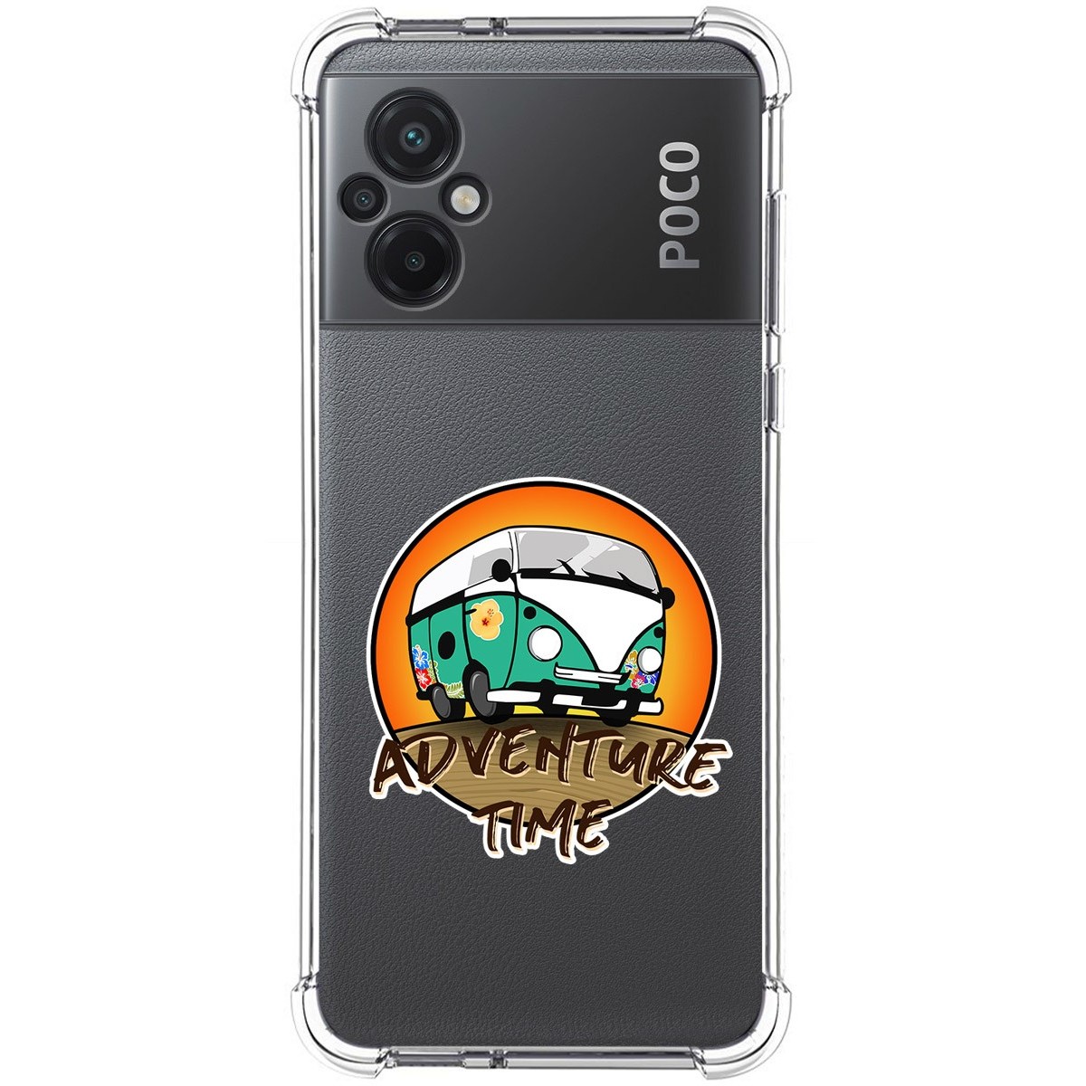 Funda Silicona Antigolpes para Xiaomi POCO M5 diseño Adventure Time Dibujos