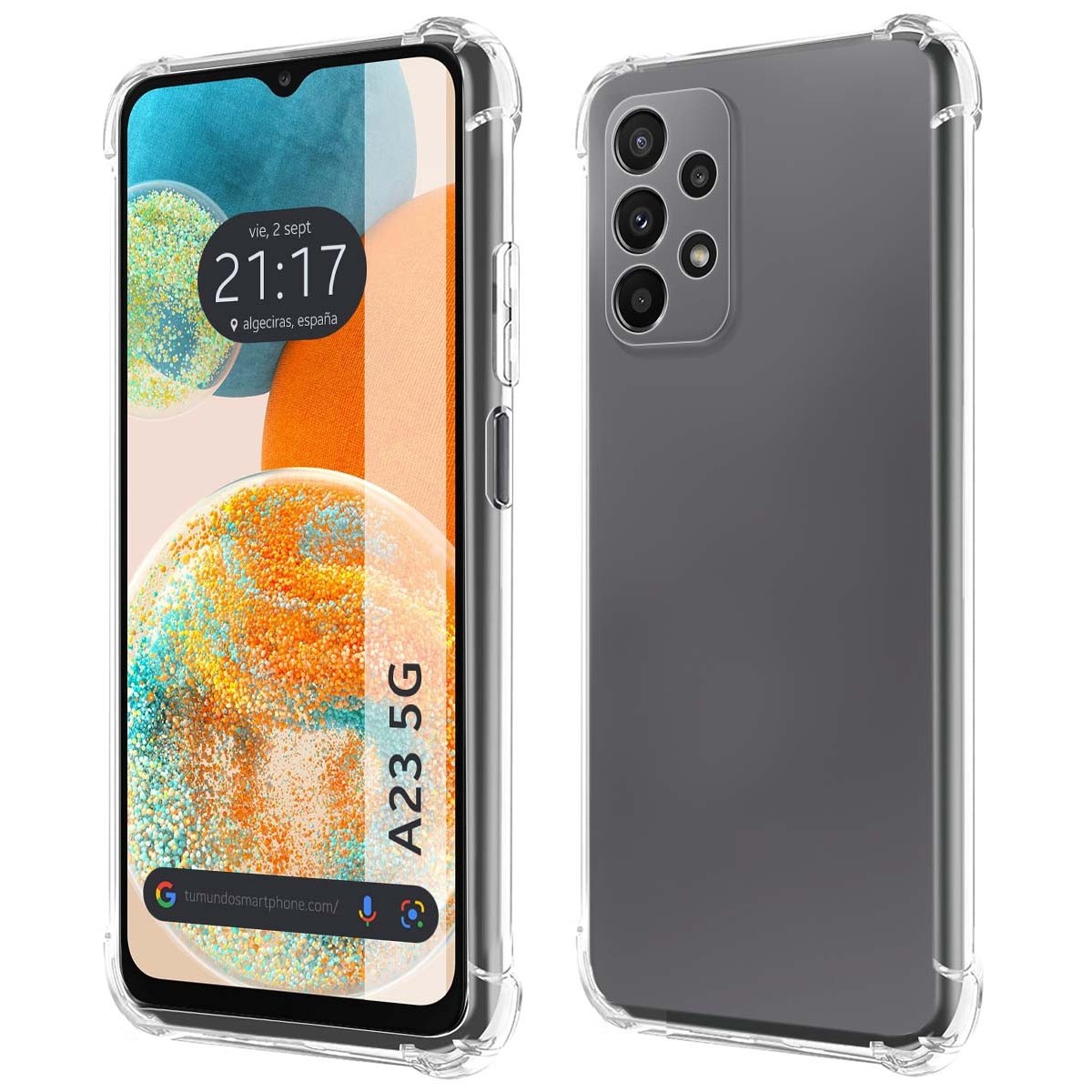 Tumundosmartphone Funda Silicona Antigolpes Samsung Galaxy A23 5G Reforzada