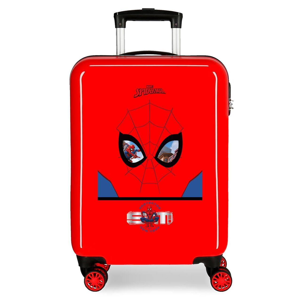 Marvel Spiderman Maleta De Cabina ABS Rígida Protector Rojo