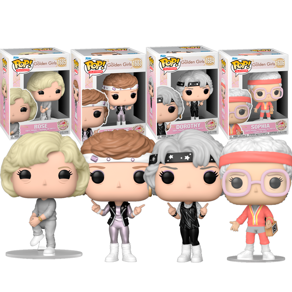 PAck 4 Funkos  Golden Girl Chicas de Oro Blanche Dorothy Rose Sophia Funko Pop 1683 1684 1685 1686