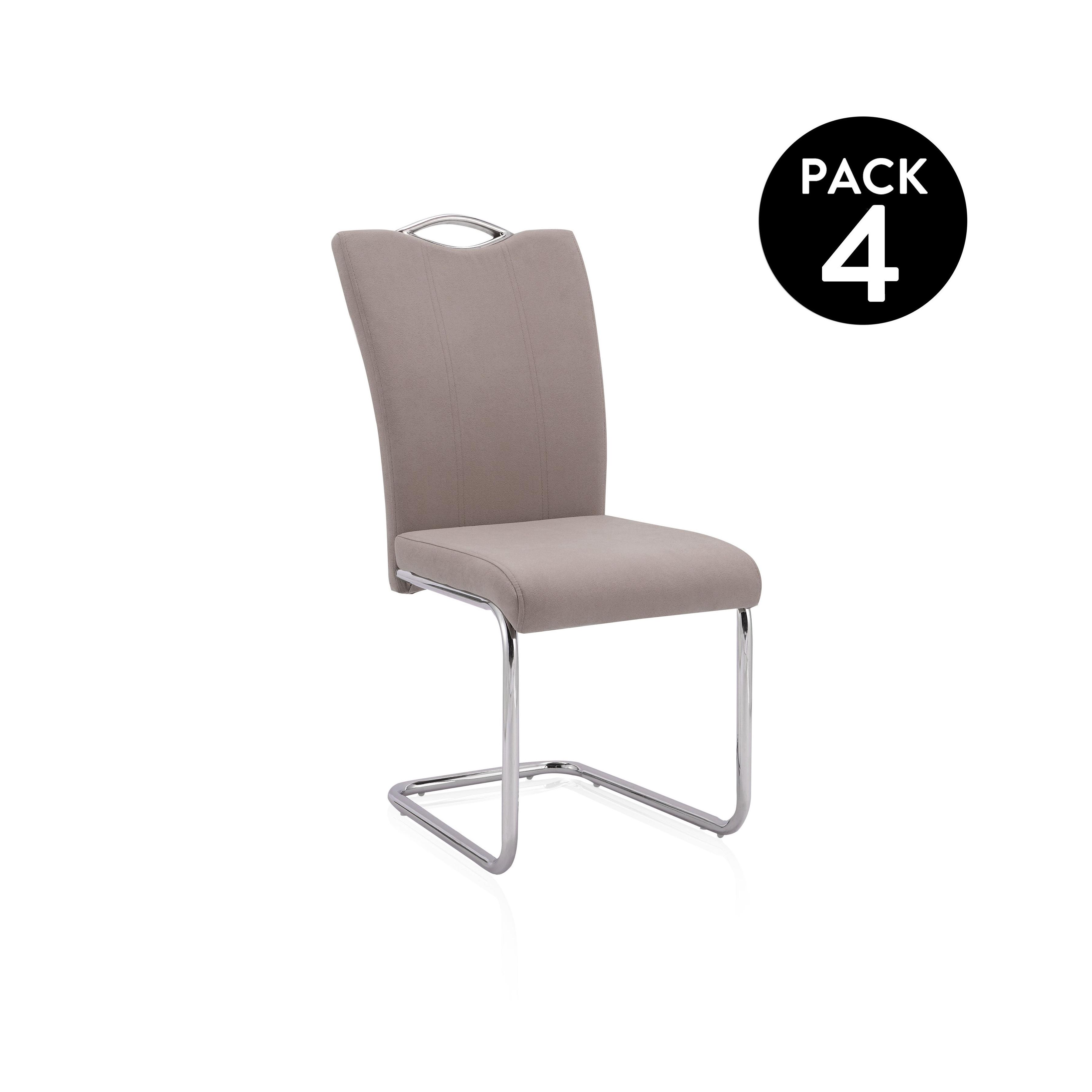 duehome - Pack 4 sillas de comedor Dana