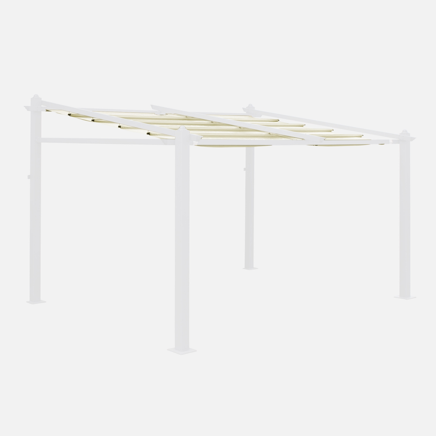 sweeek - Techo de repuesto para pérgola 3x4m , Cubierta de pérgola Murum , 355x260x353