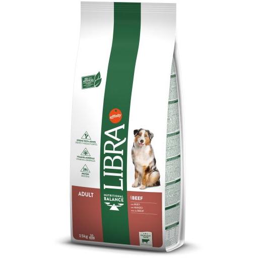 Libra Dog Pienso Adult de Buey para Perros (Perros , Comida , Pienso) - 14 KG