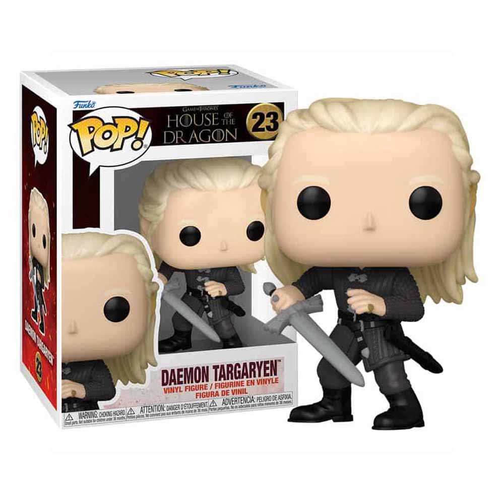 Funko Pop! Game of Thrones: House of the Dragon (Juego de Tronos: La Casa del Dragón), Daemon Targaryen 23