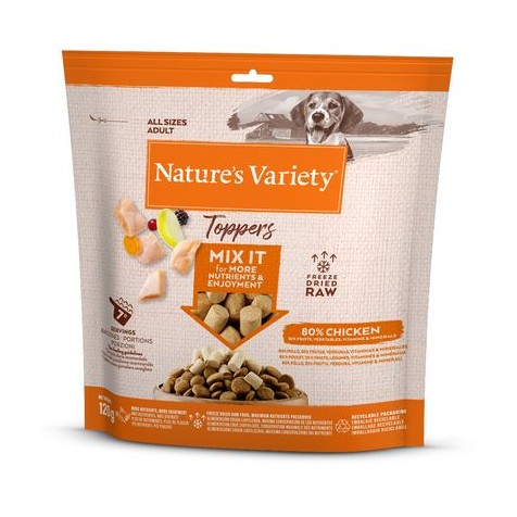 Nature´s Variety Toppers Pollo Para Perros 120 Gr