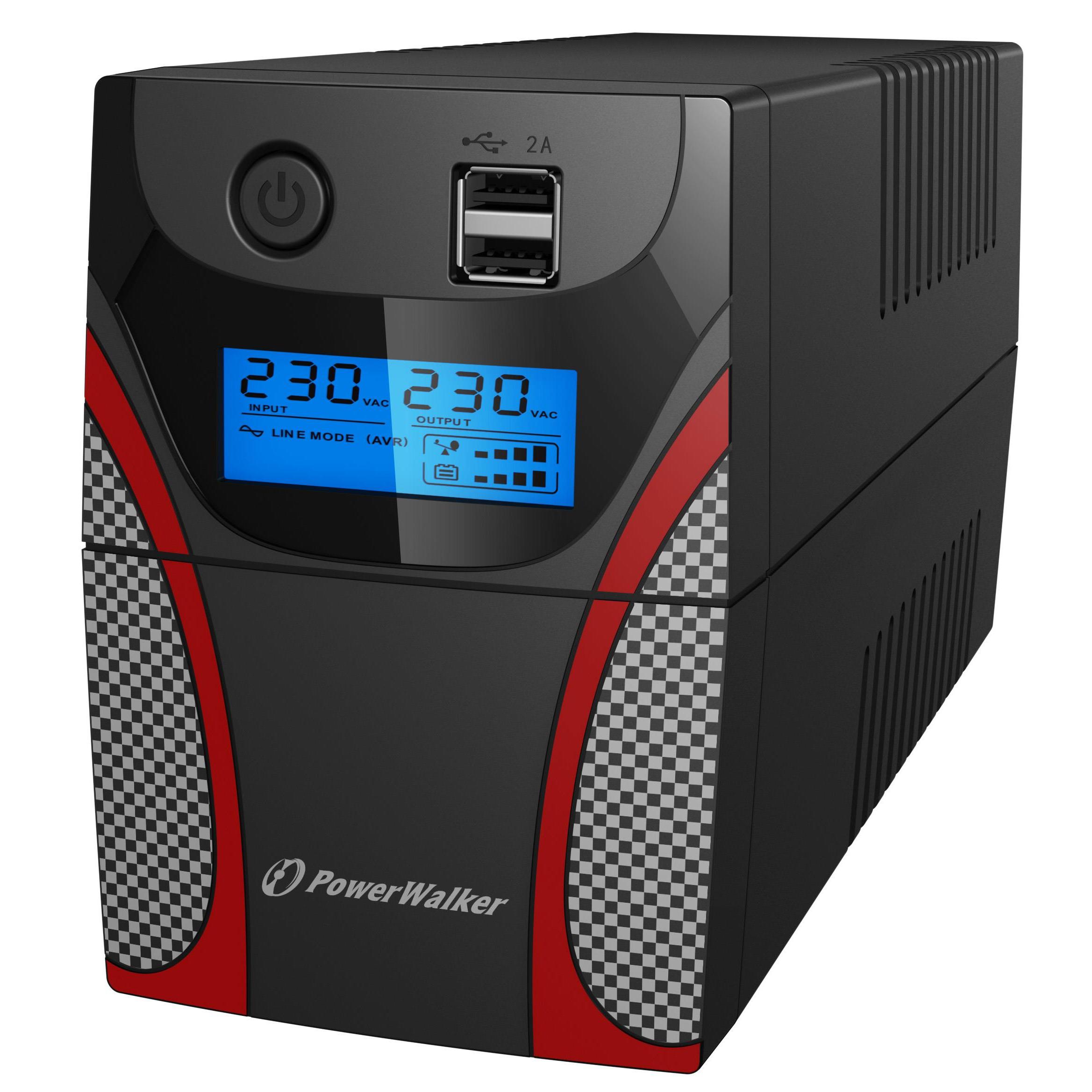 UPS Powerwalker VI 800 STL 800 VA 2 Salidas AC Línea Interactiva