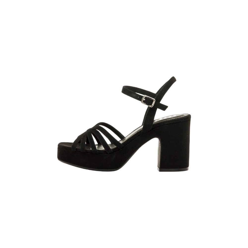 MTNG 56646 Sandalias Con Plataforma Mujer Negro