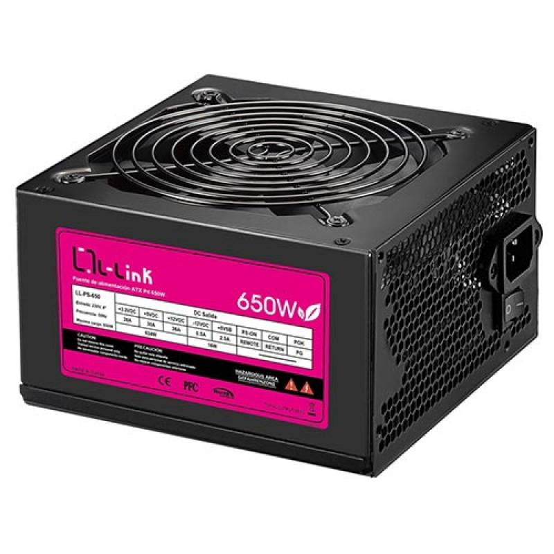 FUENTE ALIMENTACION 650W L-LINK LL-PS-650 3SATA 12CM ATX